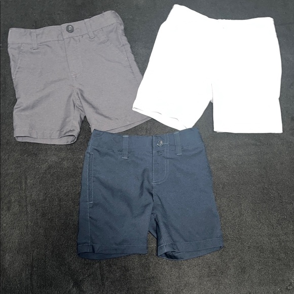 Boys Class Club Dri Fit Shorts Set - Light Gray, Gray, and Navy Blue 3T - Picture 4 of 9